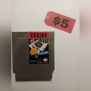 NES Casino Kid Video Game Nintendo Retro Vintage